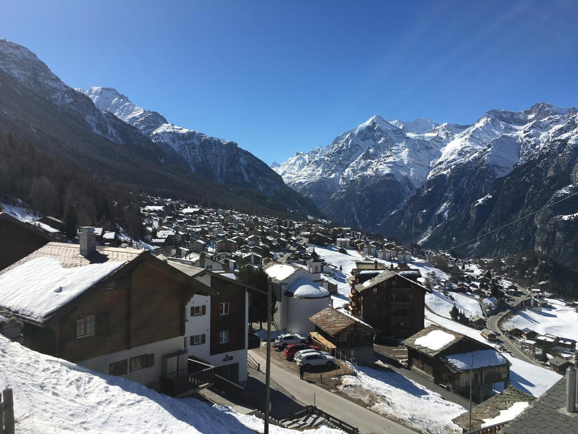 Haus Dorfblick Apartman Grächen Kültér fotó
