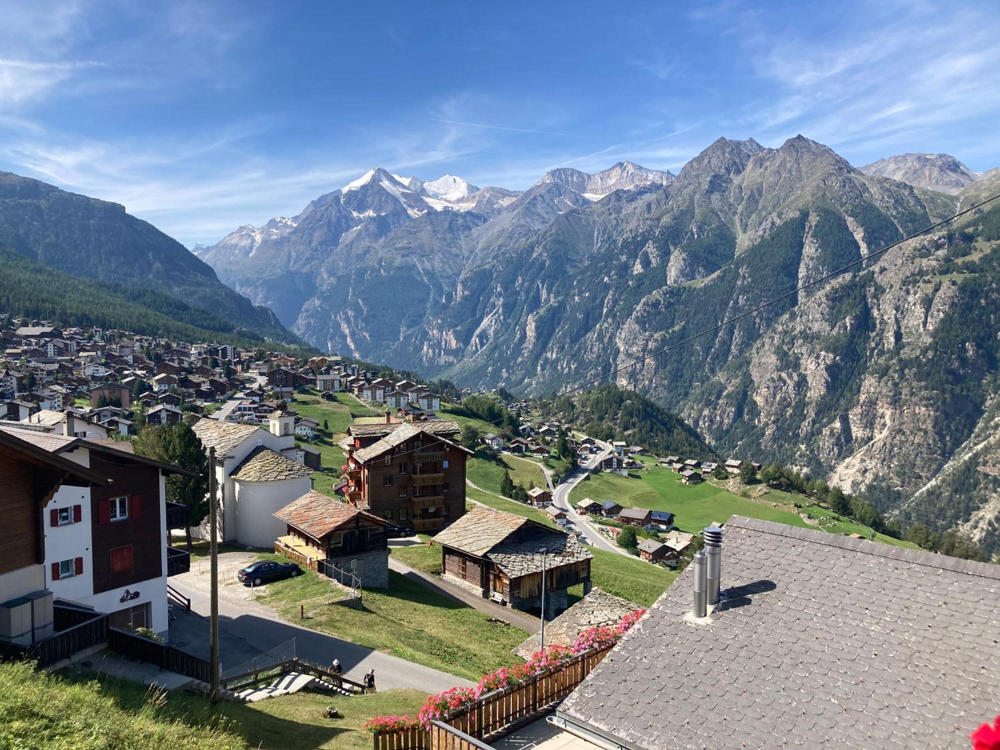 Haus Dorfblick Apartman Grächen Kültér fotó