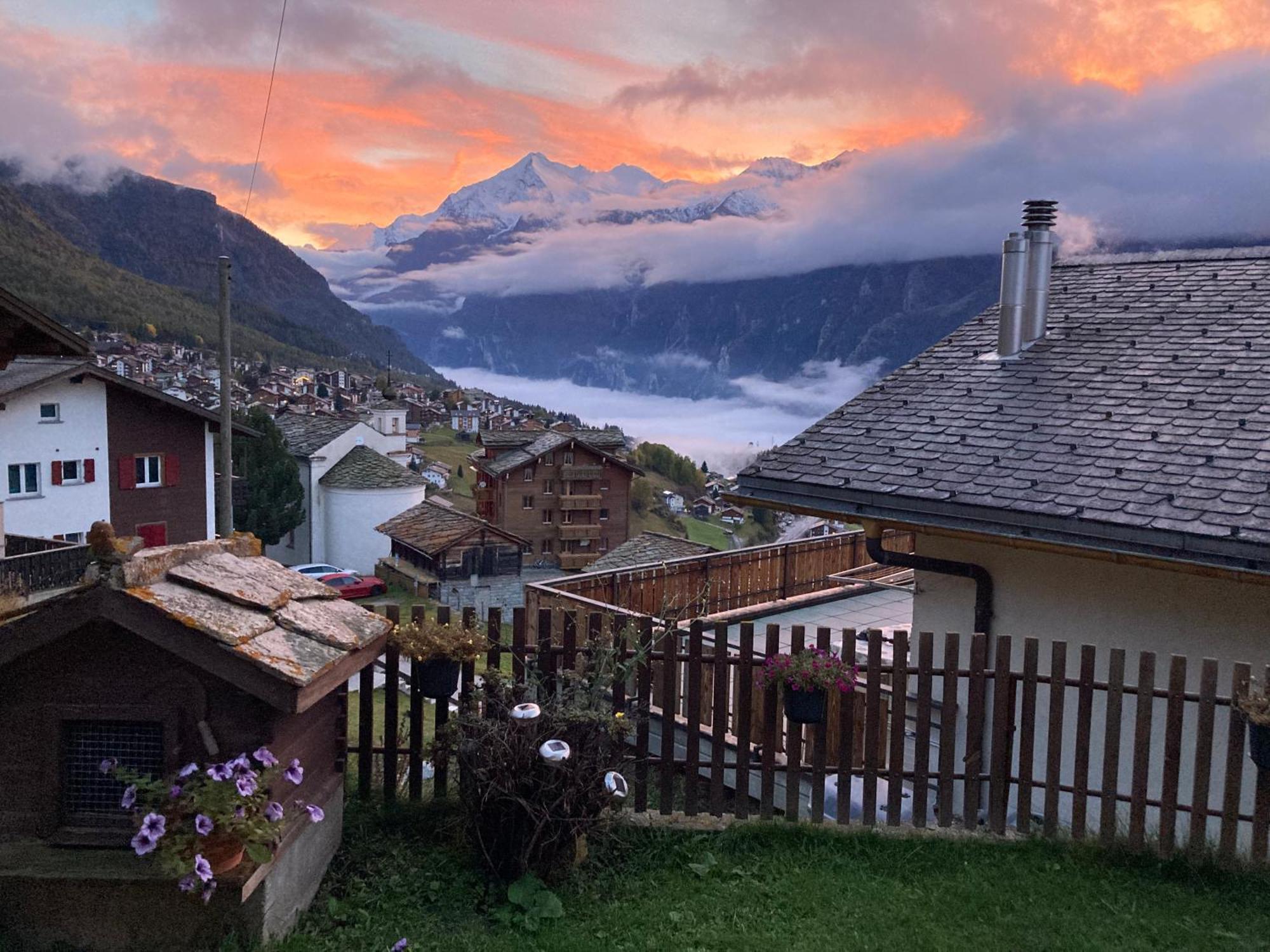 Haus Dorfblick Apartman Grächen Kültér fotó